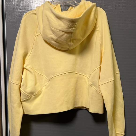 Lululemon Scuba Oversized Half-Zip Hoodie for Women—Washed Yellow SOLD OUT! - Picture 2 of 4